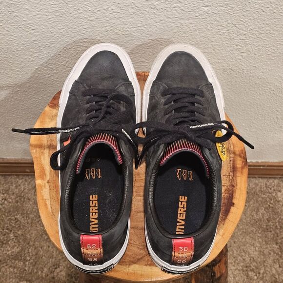 Converse One Star Ox‎ YOD Black/Enamel Red/Orange Ray 160339C Women 8.5 Men 6.5 - Picture 10 of 16